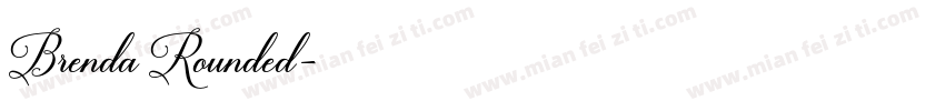 Brenda Rounded字体转换